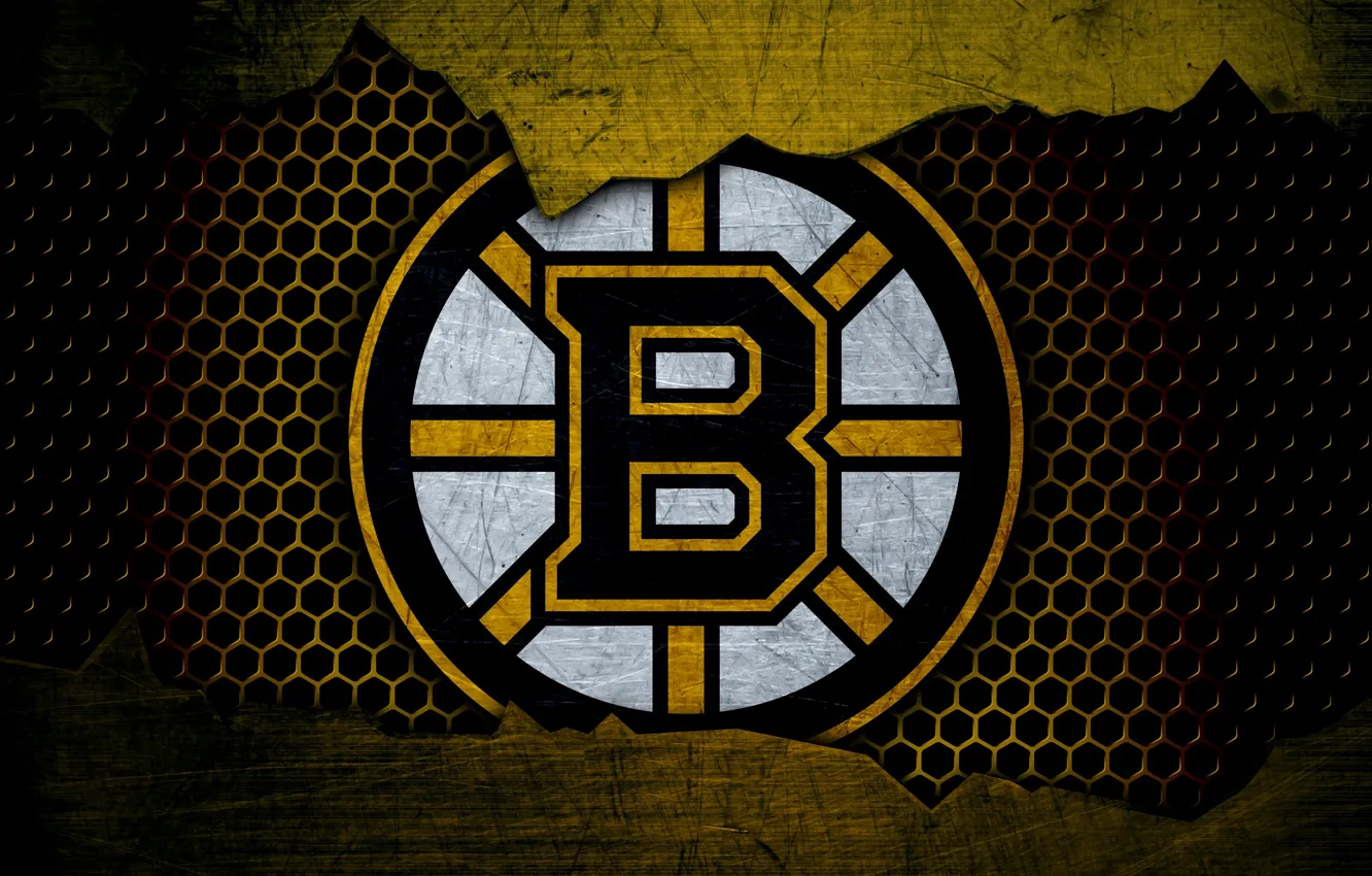 Фото обои wallpaper, sport, logo, NHL, hockey, Boston Bruins