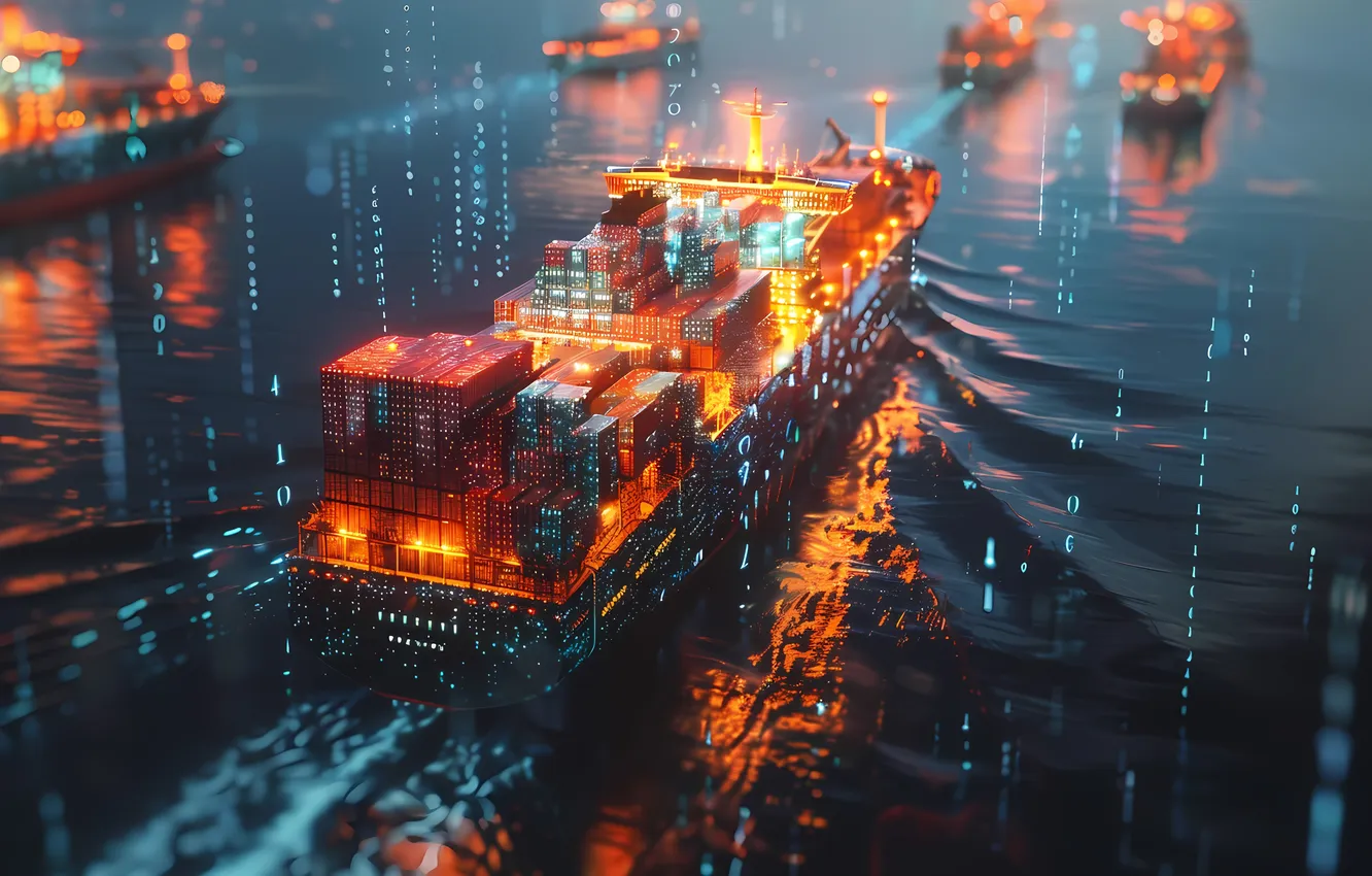 Фото обои cargo, AI Art