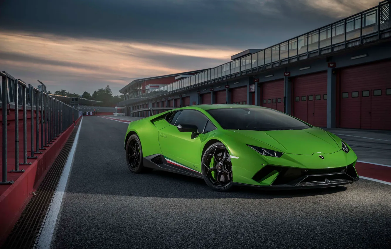 Фото обои green, Lamborghini, Huracan, Huracan Performante, Lamborghini Huracan Performante