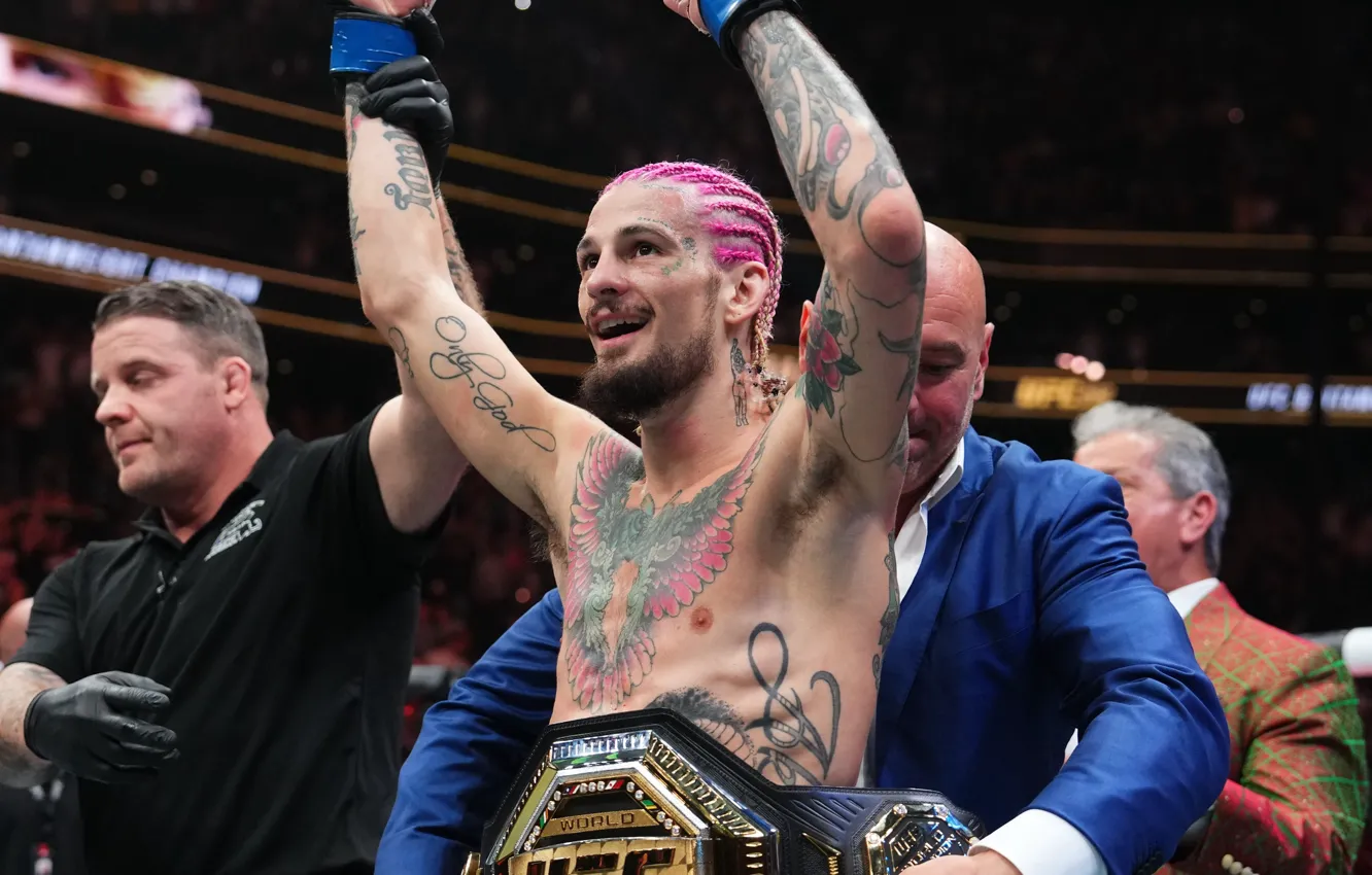 Фото обои пояс, чемпион, UFC, Шон О'Мэлли, Sean O’Malley