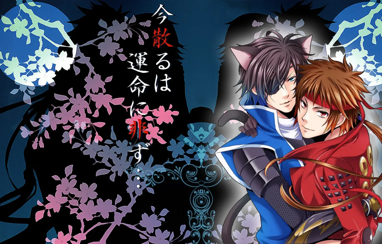 Фото обои парни, котики, Sengoku Basara, Эпоха Смут