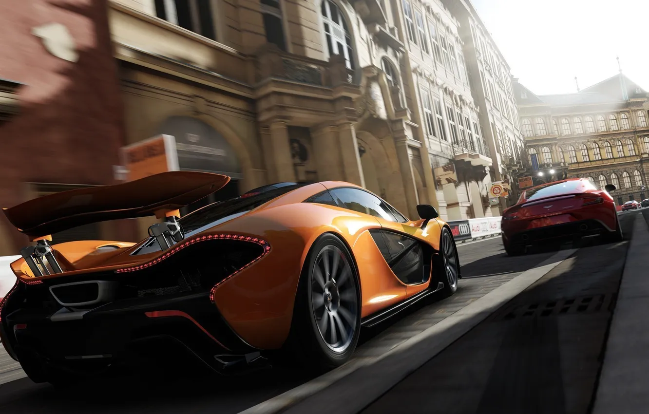 Фото обои гонка, игра, эксклюзив, спорткары, McLaren P1, xbox one, Forza Motorsport 5