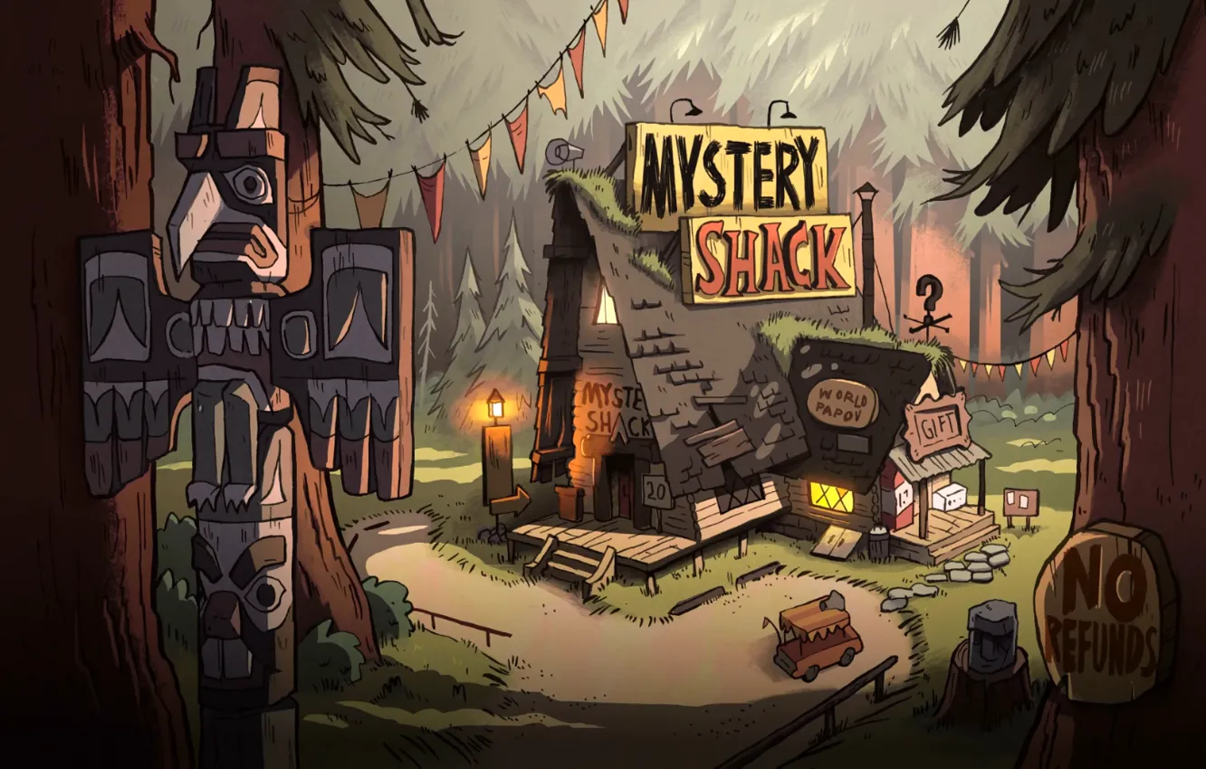 Фото обои Gravity Falls, Гравити Фолз, Disney Television Animation, Гравити Фоллс