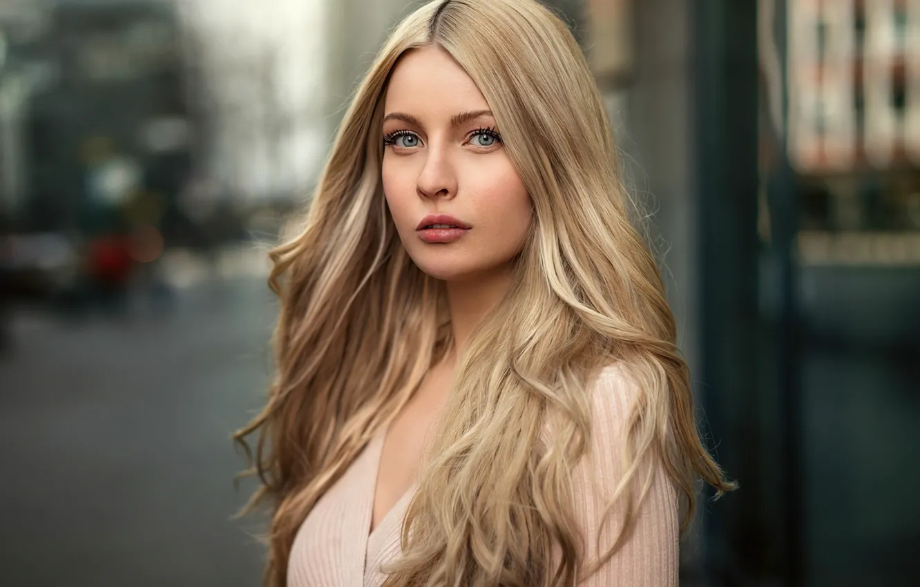 Фото обои sexy, model, lips, hair, blonde, pose, portrait, blondie