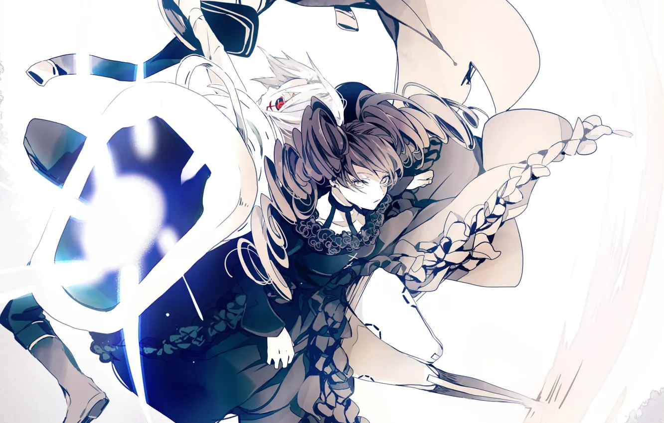 Фото обои аниме, арт, двое, d.gray-man