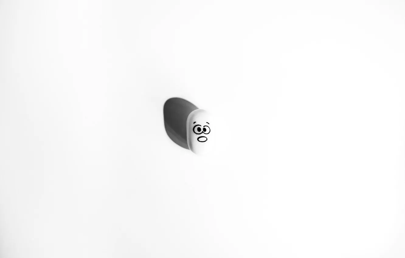 Фото обои face, shadow, Tic Tac