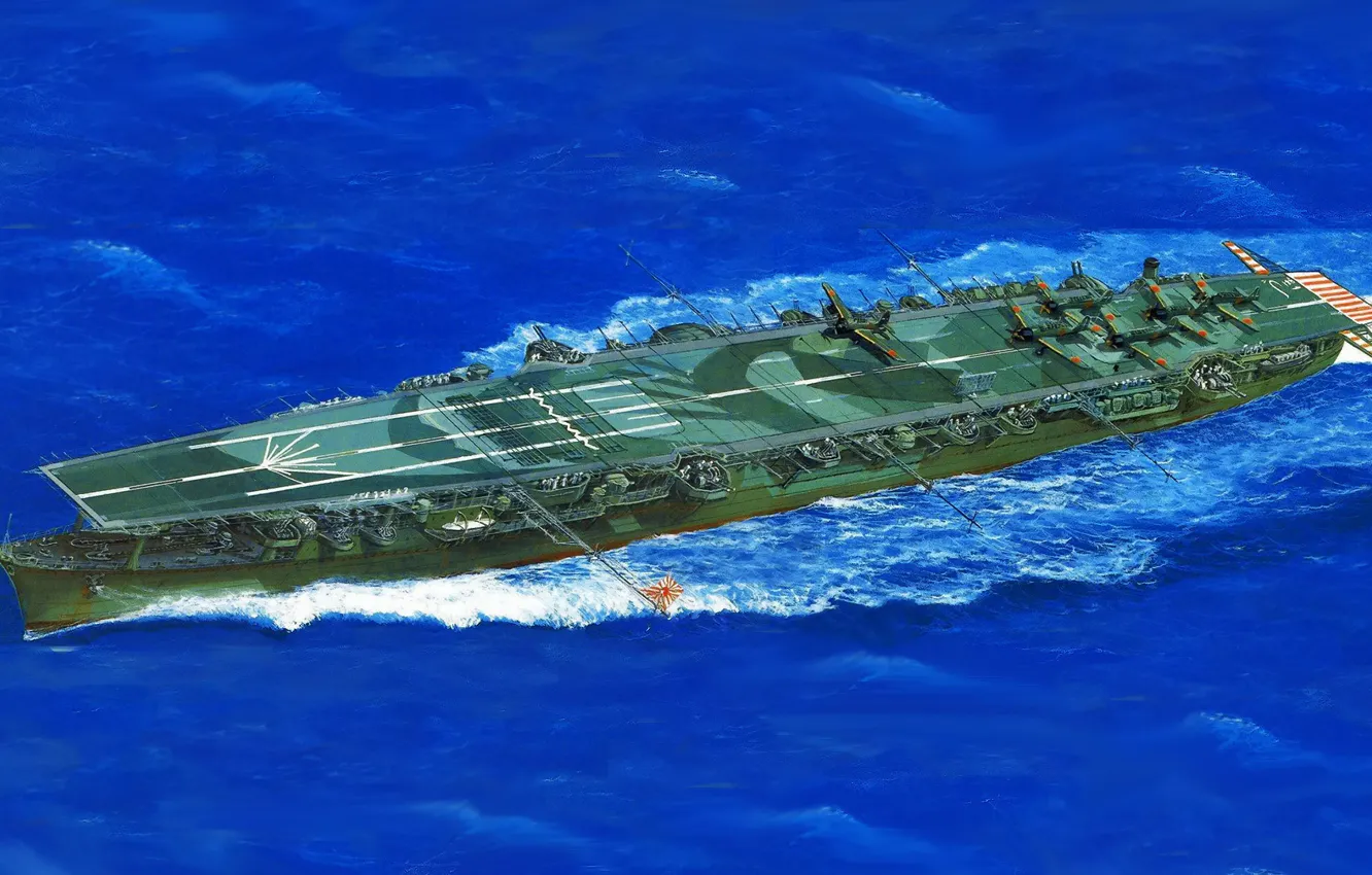 Фото обои aircraft carrier, IJN, zuiho