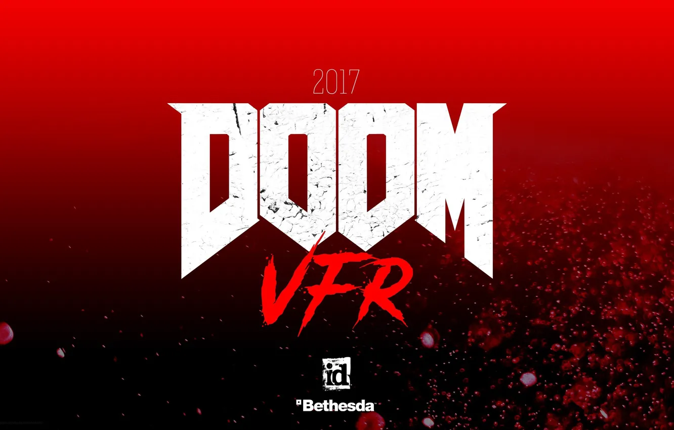 Фото обои red, game, Bethesda, Doom, Doom VFR