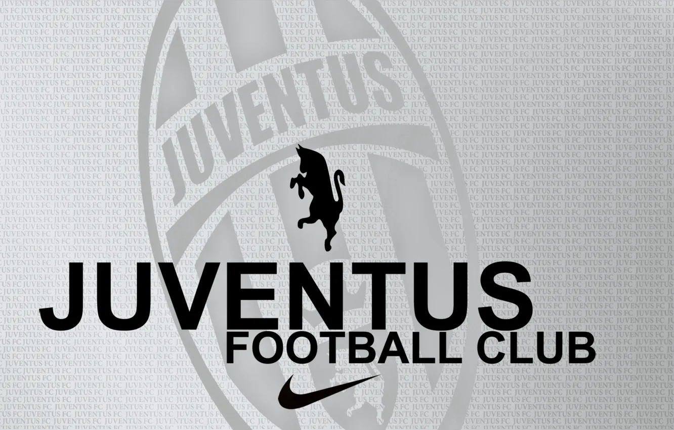 Фото обои буквы, зебра, серый фон, juventus_football_club