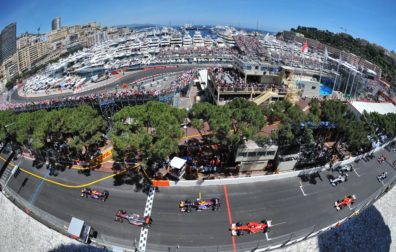 Фото обои Start, Monaco F1, GP MONACO