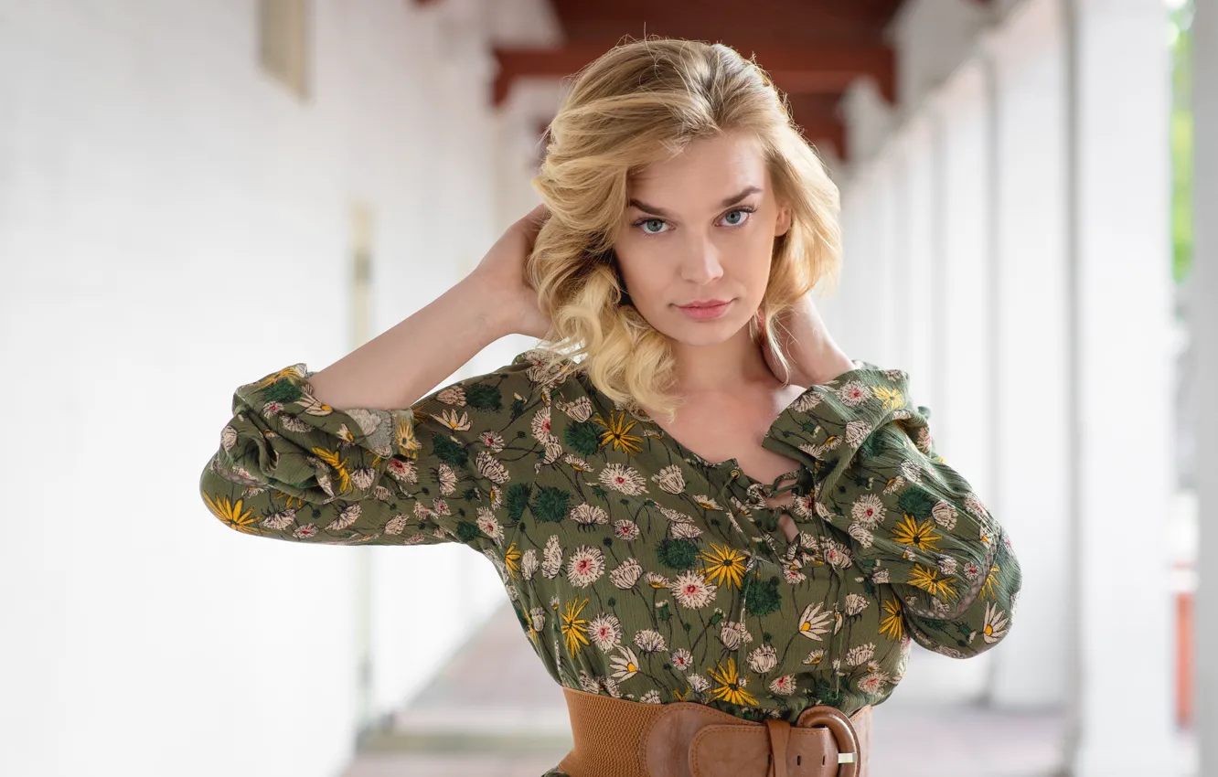 Фото обои взгляд, девушка, стиль, Sady