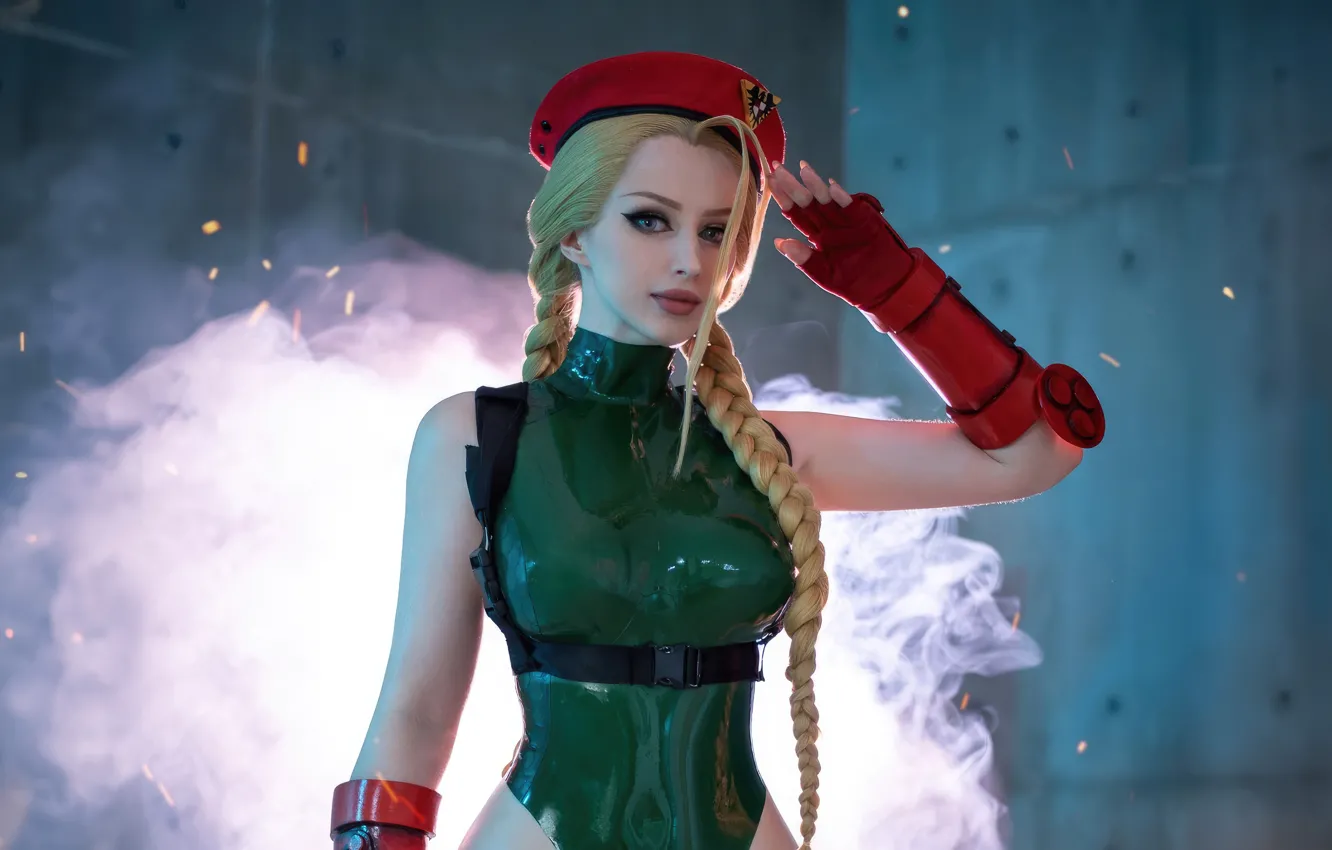 Фото обои cosplay, street fighter, cammy