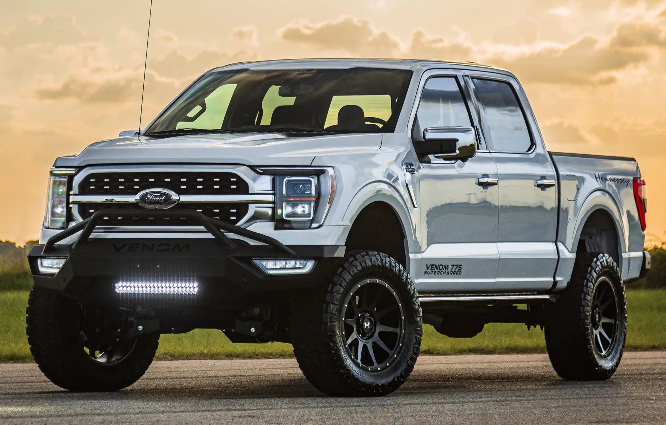 Фото обои мощь, пикап, экстерьер, Hennessey Performance, Ford F-150 Truck, Hennessey Venom 775