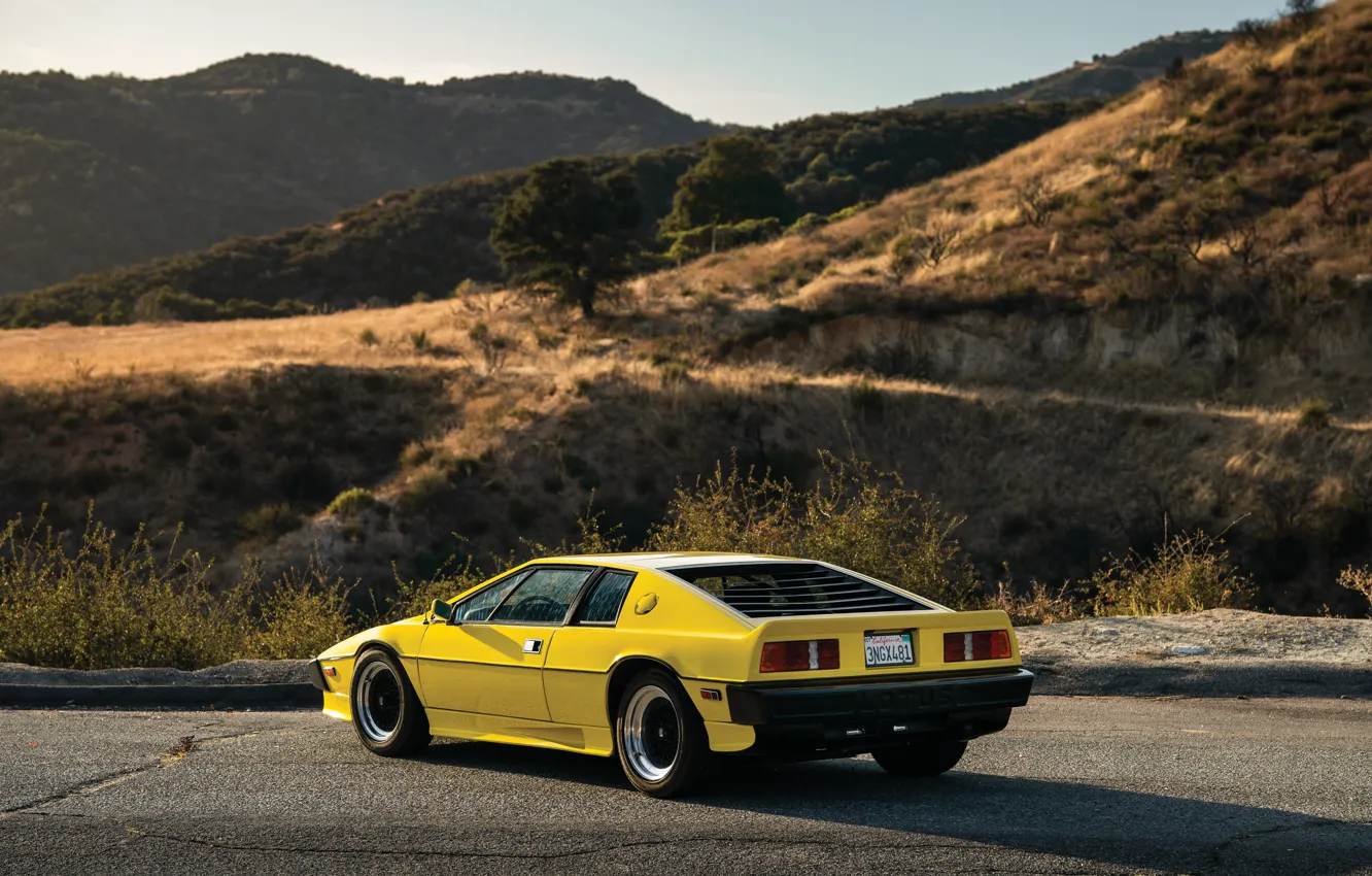 Фото обои Lotus, Esprit, rear view, Lotus Esprit