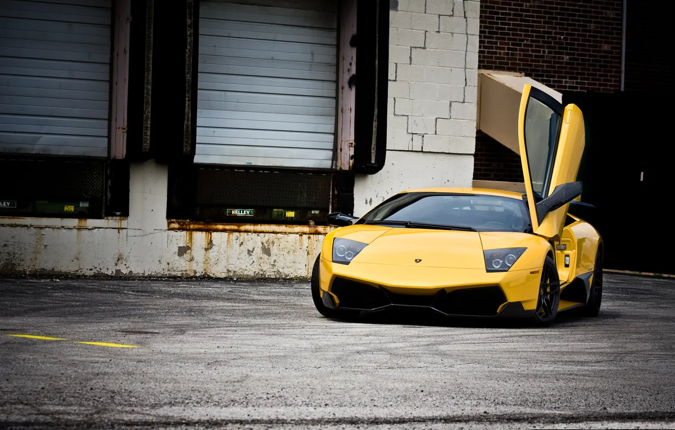 Фото обои Lamborghini, Murcielago, SuperVeloce, 670-4