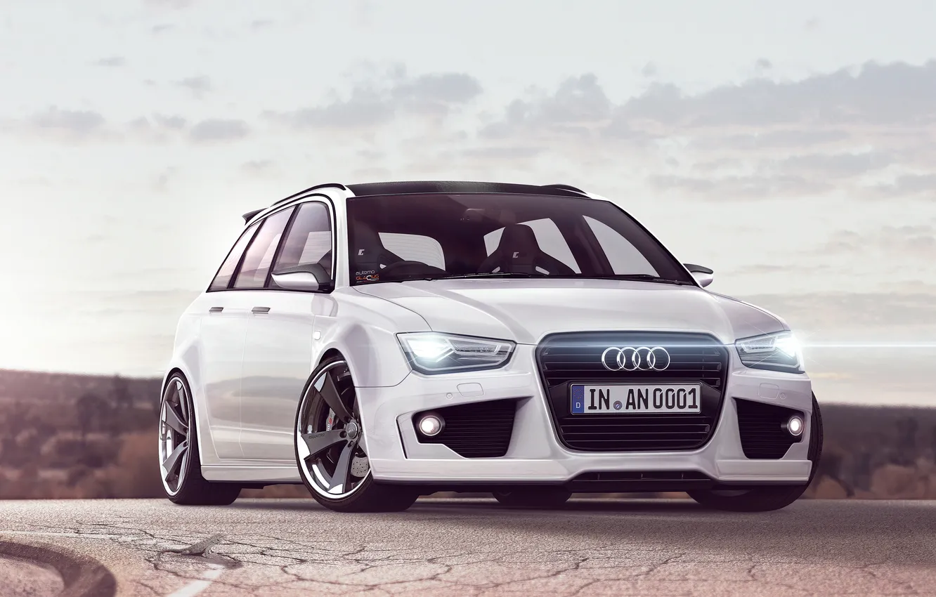 Фото обои Audi, ауди, фотошоп, концепт, рендер, RS4, Concept 2015