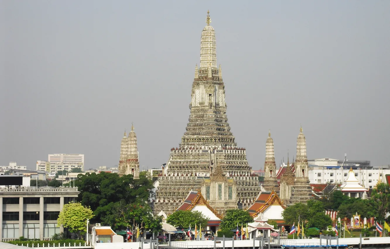 Фото обои Thailand, Wat Arun, Bkk