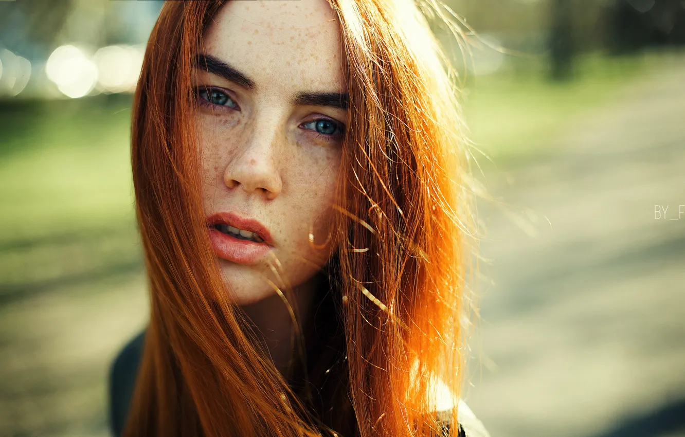 Girl Long Hair Photo Photographer Blue Eyes Model Bokeh