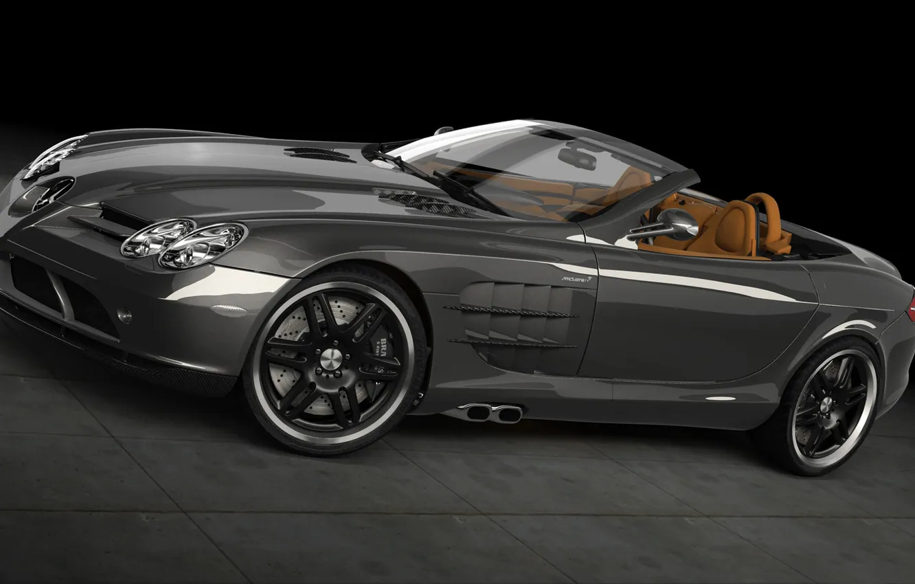 Фото обои brabus, roadster, slr