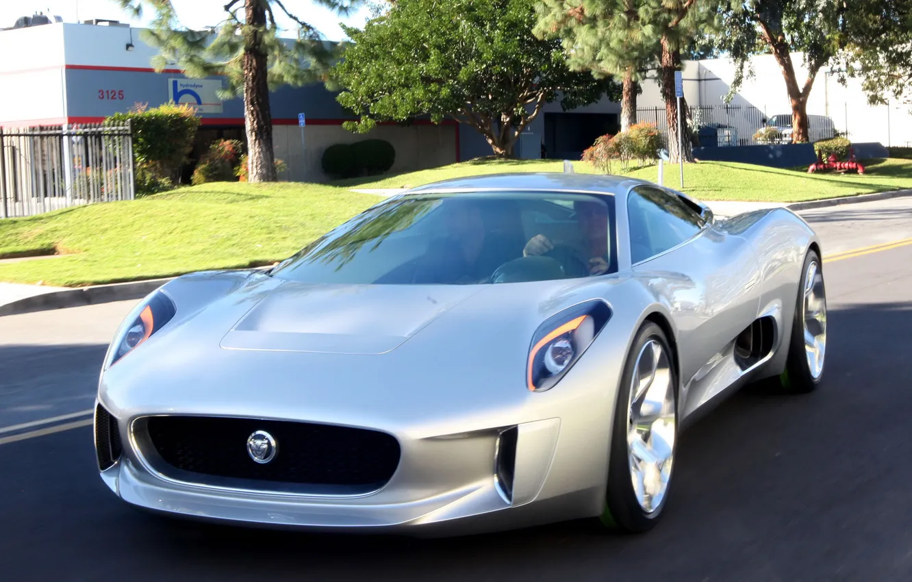Фото обои Concept, Jaguar, концепт, ягуар, C-X75