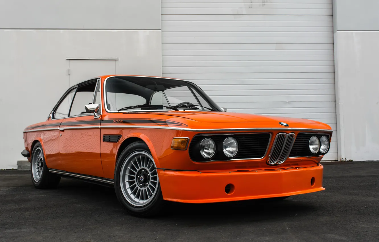 Фото обои BMW, Orange, 3.0, CSL, Alpina