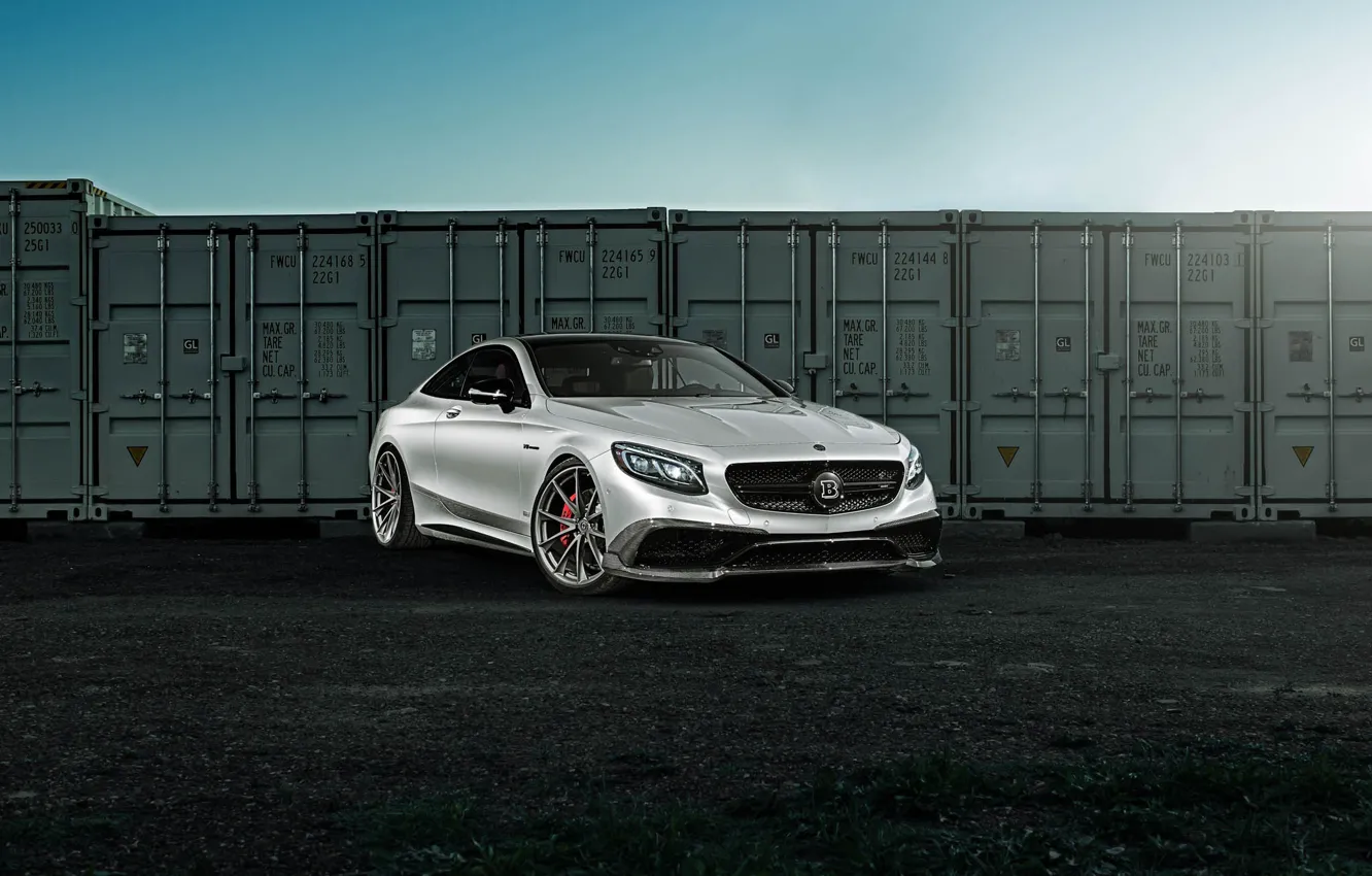 Фото обои Mercedes, Coupe, S63, HRE, in, P204, Satin Cha