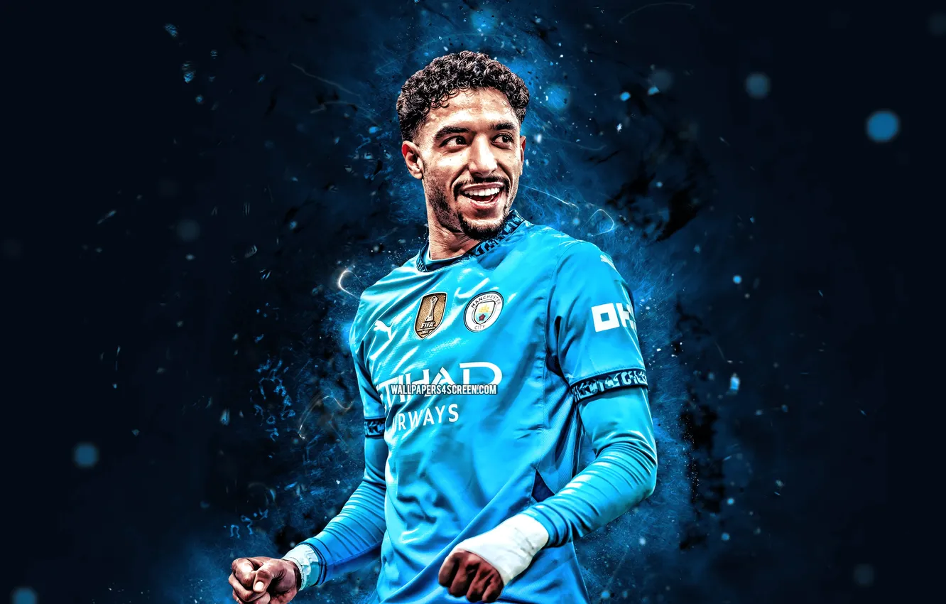 Фото обои Egypt, Football, Soccer, Man City, Manchester City, Marmoush, Omar Marmoush