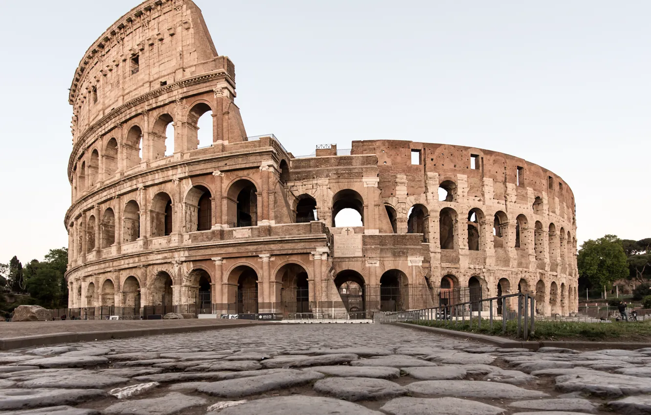Фото обои Rome, ruins, coliseum