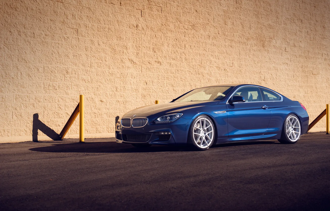 Фото обои BMW, blue, tuning, 650i, F13