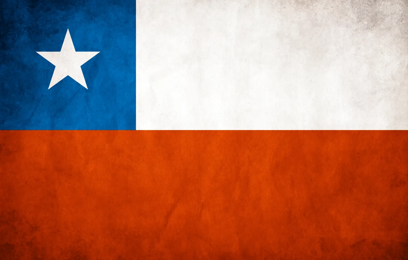 Фото обои цвета, звезда, флаг, Чили, Chile
