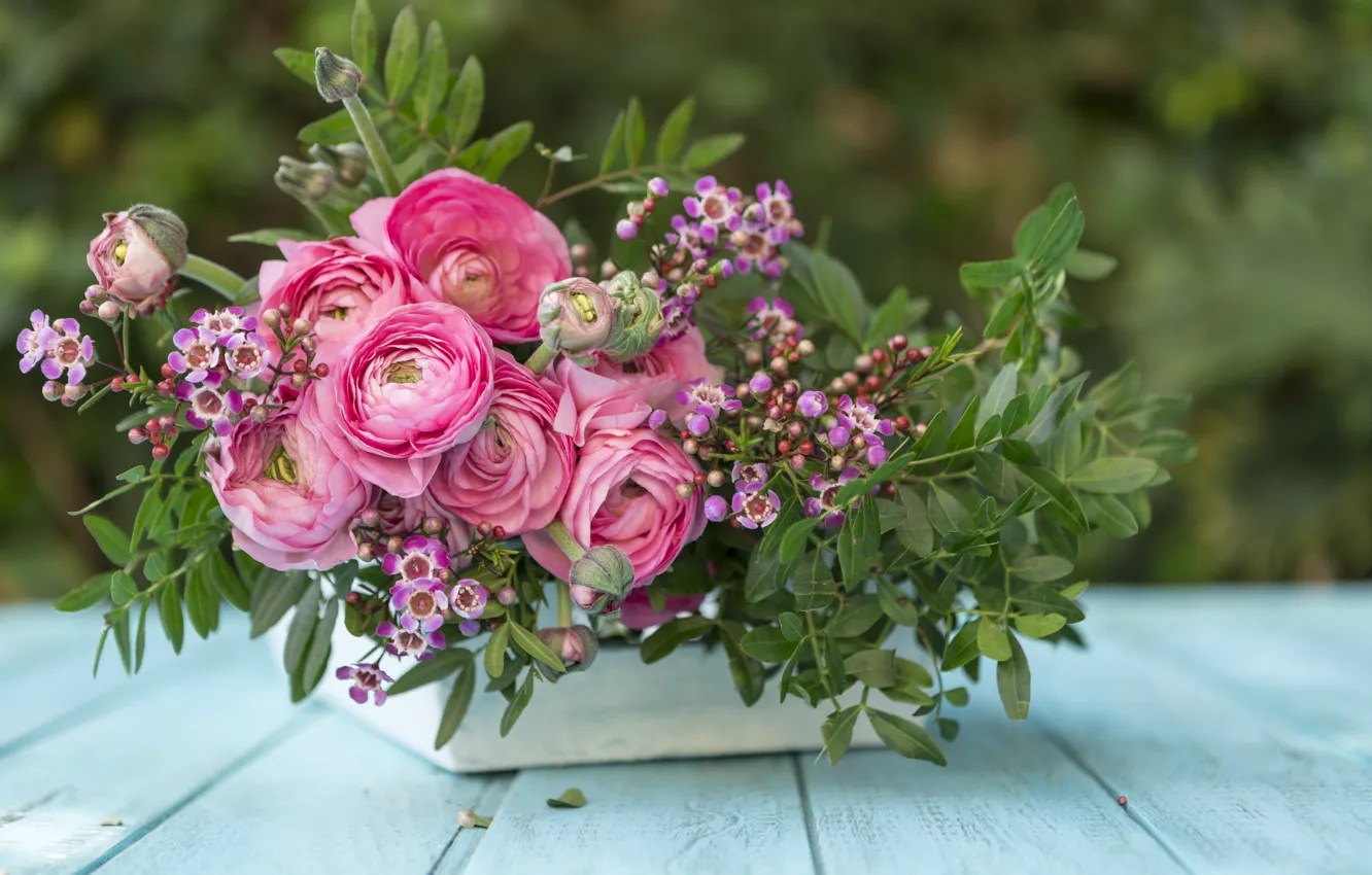 Фото обои цветы, фон, букет, ваза, flowers, background, полевые цветы, vase