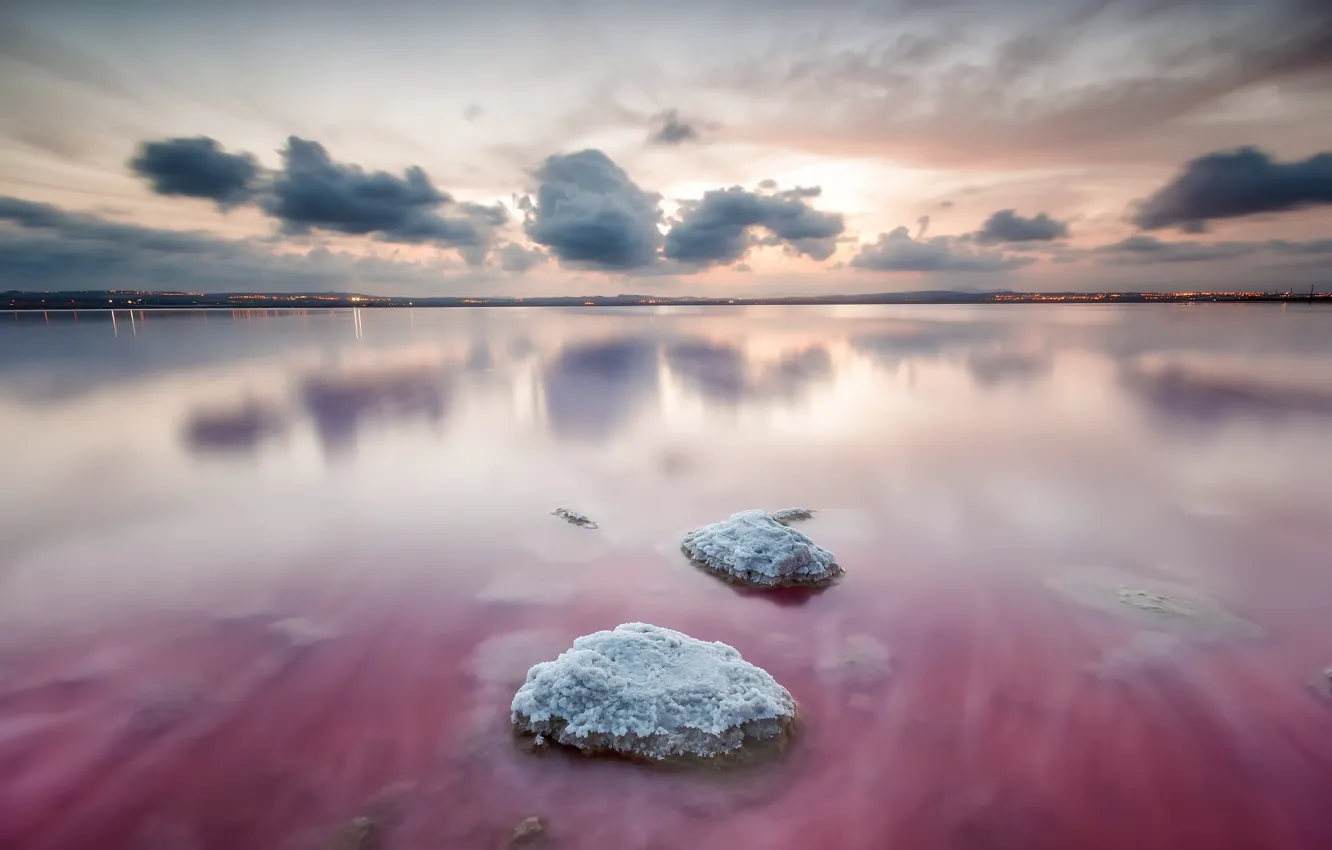 Фото обои Spain, Valencia, Salinas, La Colonia