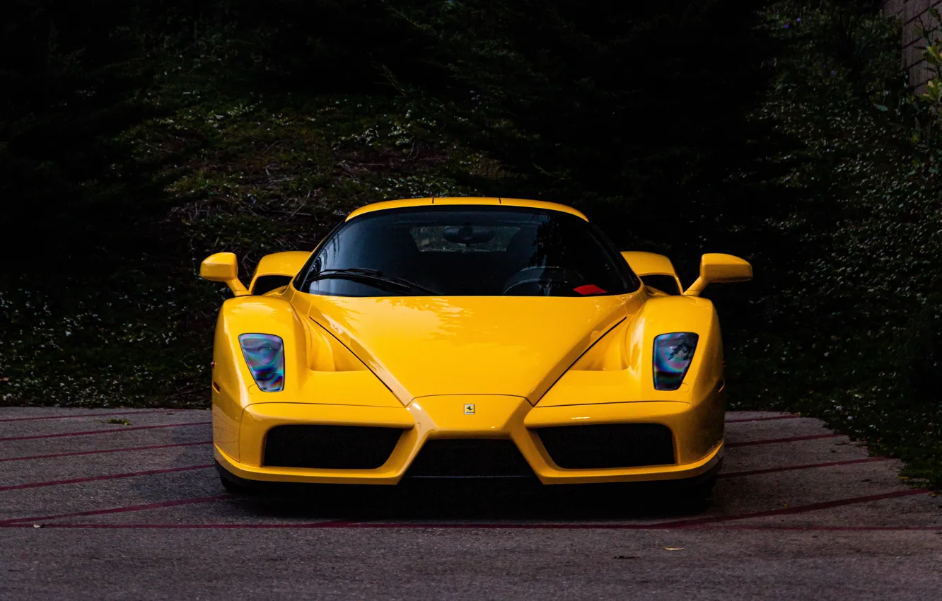 Фото обои Ferrari, Enzo, Yellow