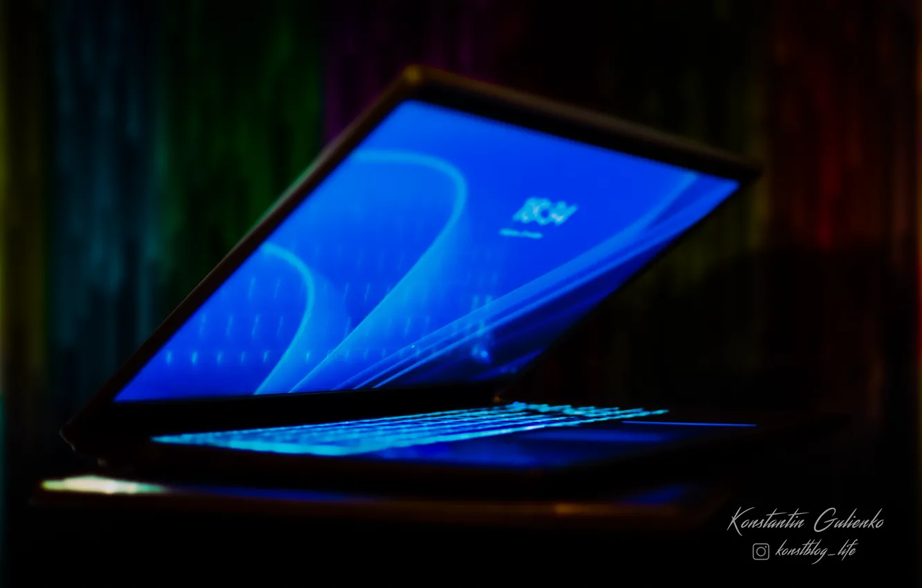 Фото обои компьютер, стиль, обои, ноутбук, обои на рабочий стол, ноут
