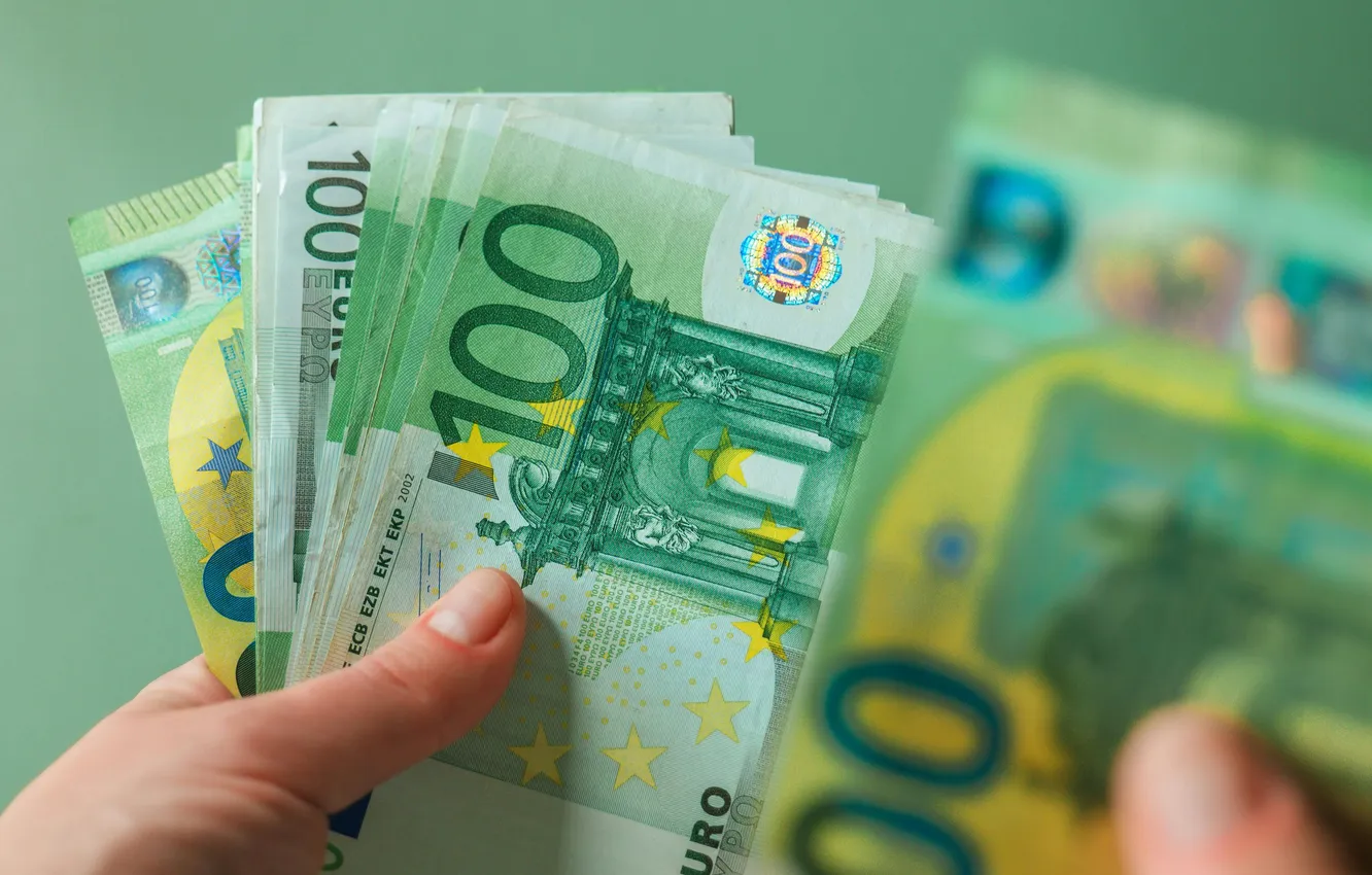 Фото обои валюта, банкнота, 100 евро, 100 Euro
