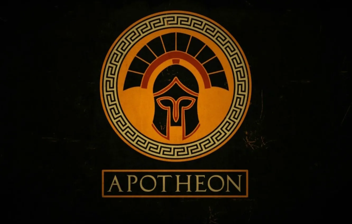 Фото обои фон, игра, шлем, Apotheon