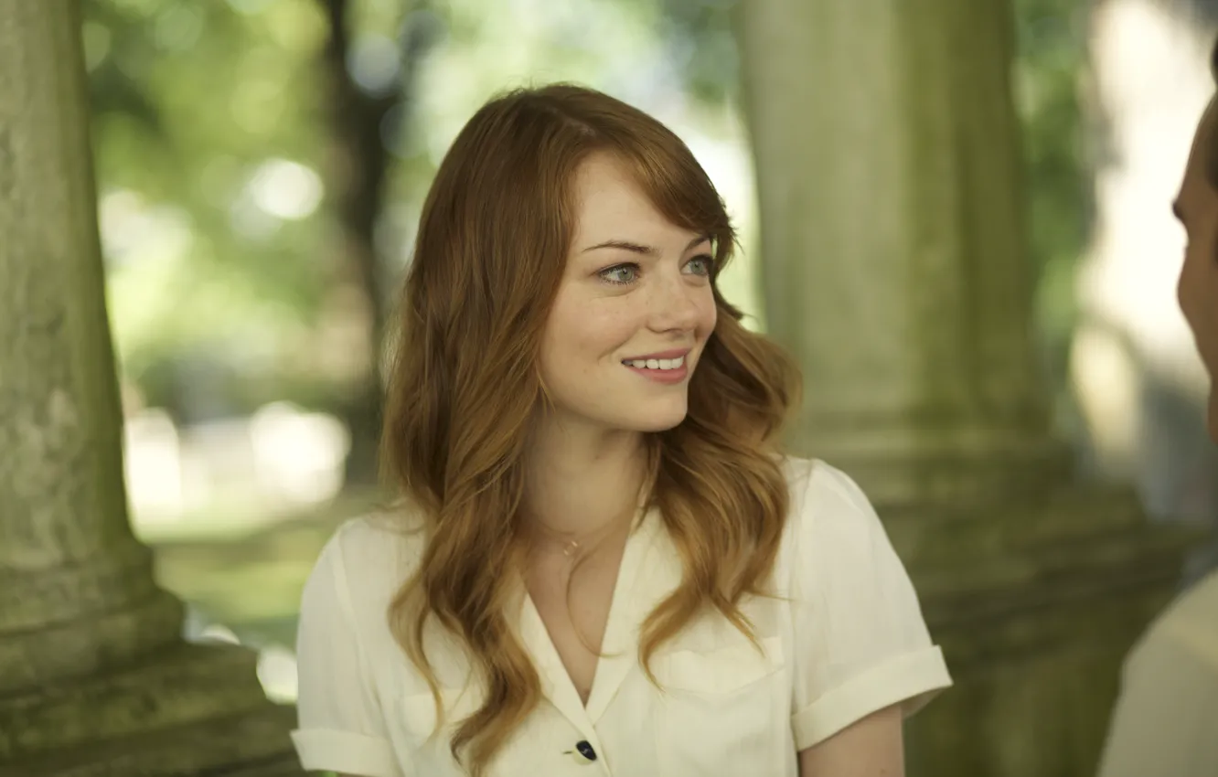 Фото обои улыбка, актриса, Emma Stone, Эмма Стоун