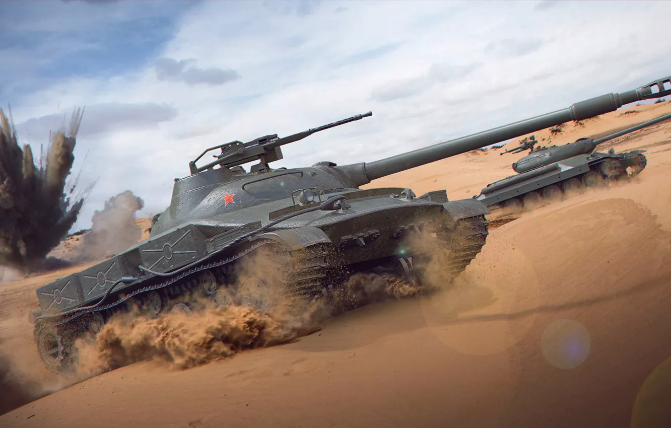 Фото обои танк, art, world of tanks, wot, tank, wotart, anderarts, объект 907