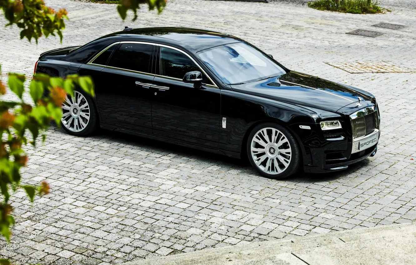 Фото обои car, Rolls Royce, Ghost, black