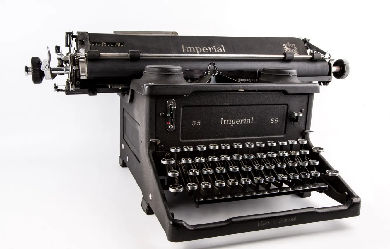 Фото обои metal, retro, typewriter