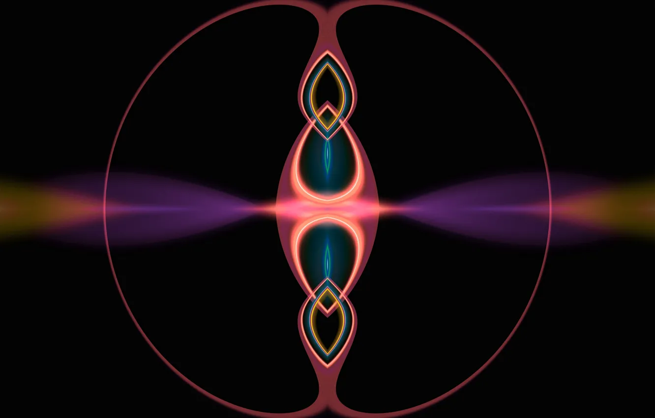 Фото обои свет, линии, фон, темный