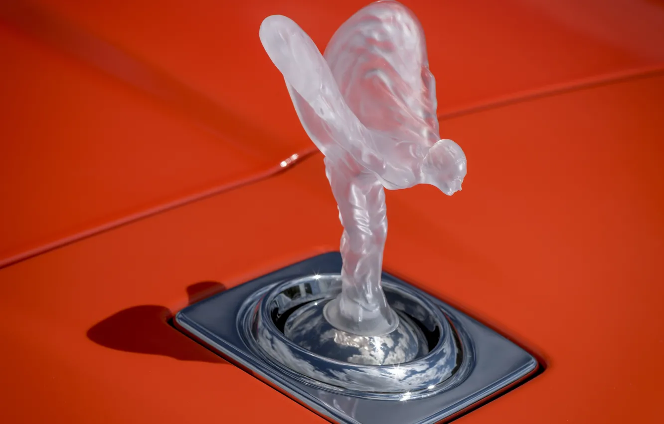 Фото обои Rolls-Royce, symbol, Spirit of Ecstasy, Cullinan, Rolls-Royce Cullinan