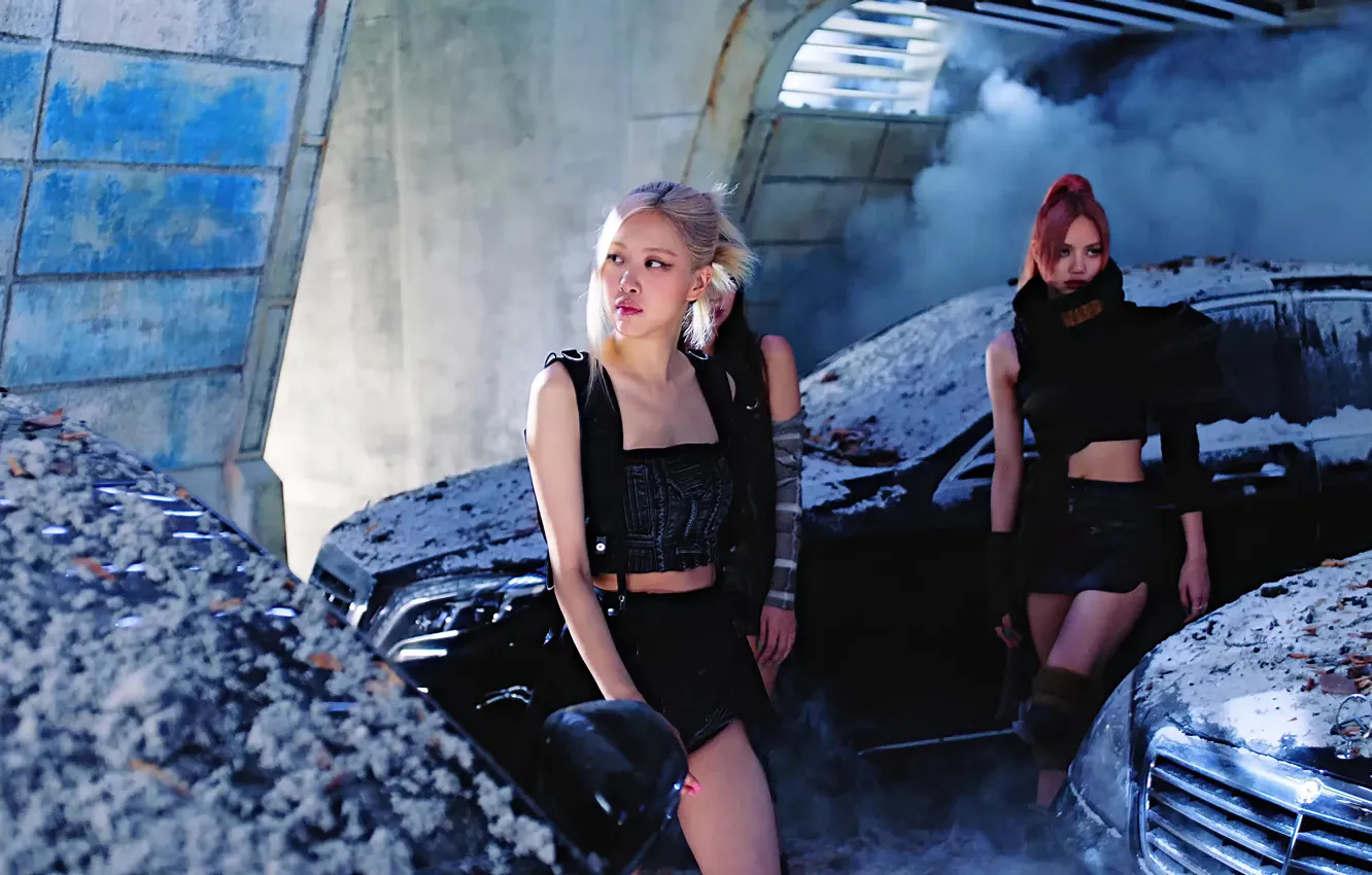 Фото обои rose, обои для рабочего стола, kpop, 16:9, blackpink, 3840x2160, блэкпинк, розэ