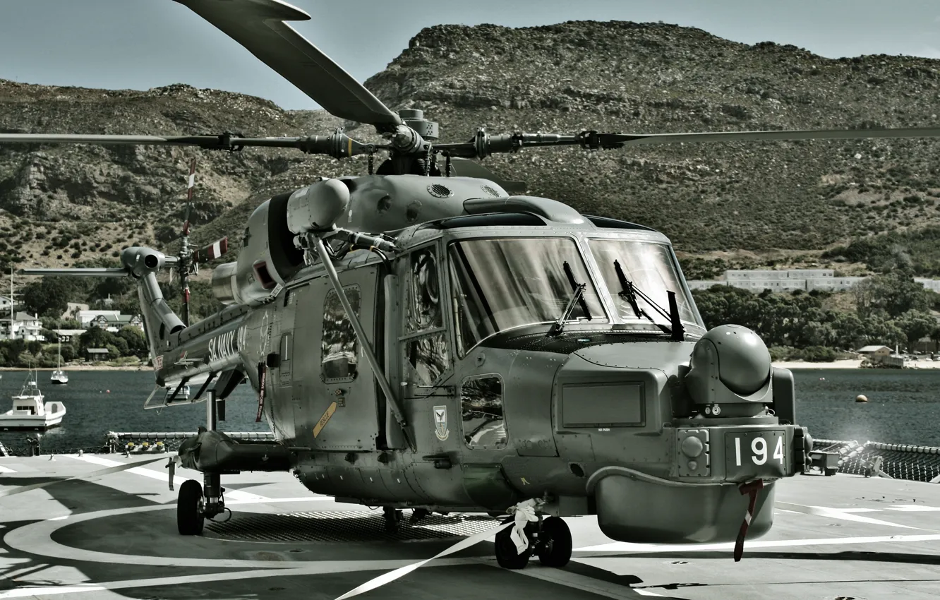 Фото обои вертолет, Великобритания, многоцелевой, Agusta Westland Super Lynx 300, ВМС ЮАР