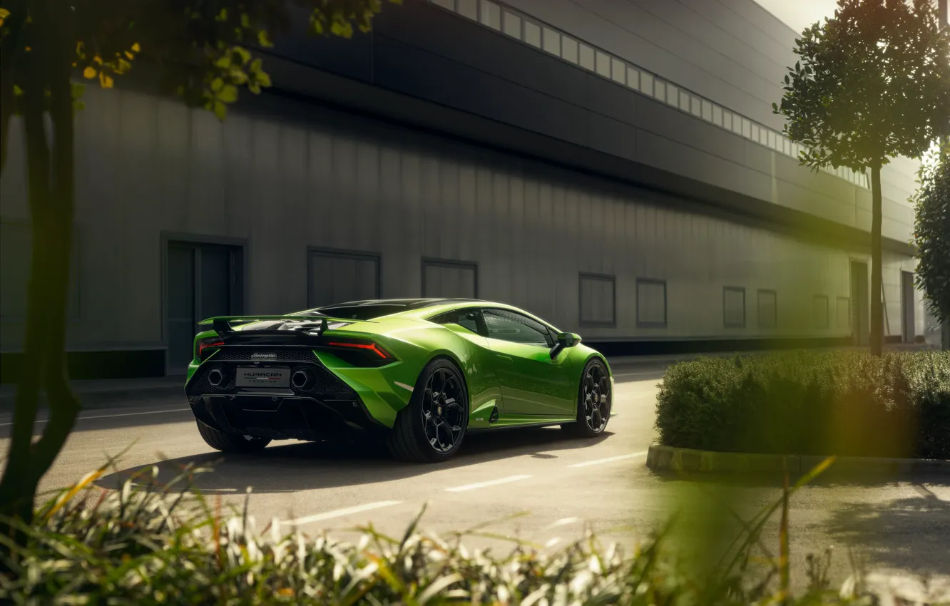 Фото обои green, Lamborghini, supercar, Huracan, Lamborghini Huracan Tecnica