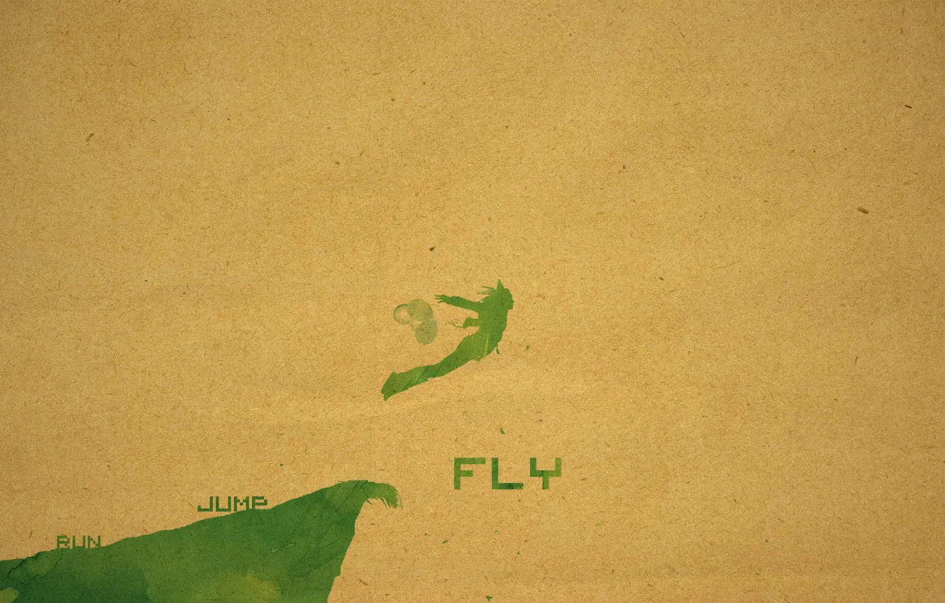 Фото обои прыжок, краска, человек, оберточная бумага