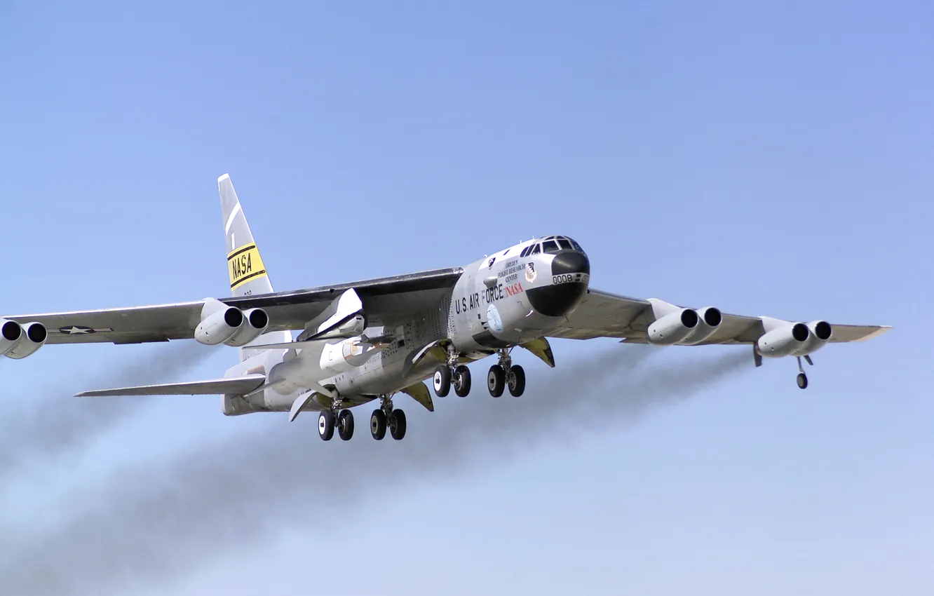 Фото обои NASA, авиабаза, X-43A, испытание, B-52B, Edwards, гиперзвуковой ракеты