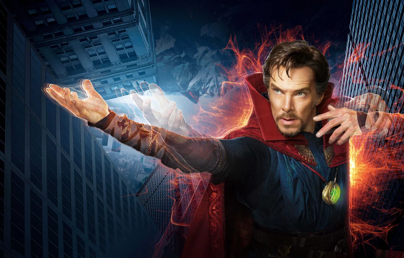 Фото обои магия, фэнтези, постер, Бенедикт Камбербэтч, Benedict Cumberbatch, Doctor Strange, Доктор Стрэндж