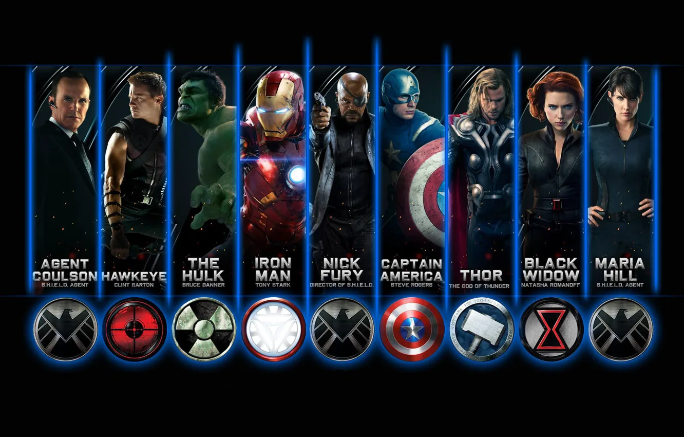 Фото обои cinema, Hulk, Iron Man, movie, Captain America, Thor, film, The Avengers