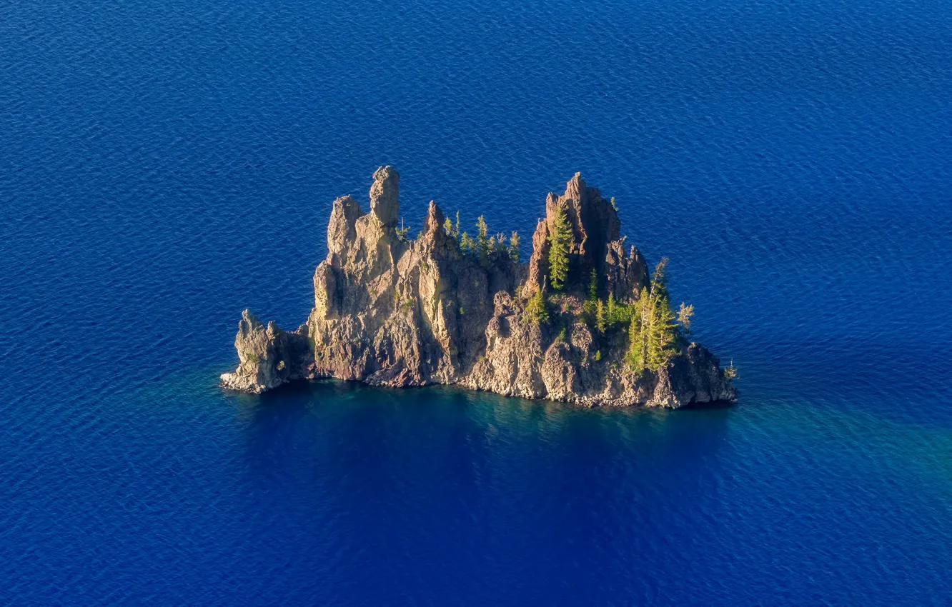 Фото обои море, вода, скала, дерево, Остров